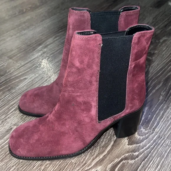 ASOS | Shoes | Asos Design Reverse Suede Square Toe Chelsea  display picture 1